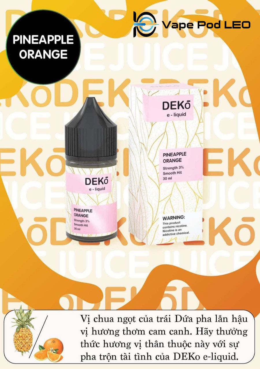 Deko Dứa Cam - Pineapple Orange 30ml