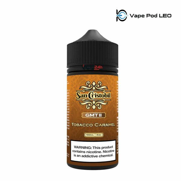 Tinh dầu Xì Gà Caramel - SAN CRISTOBIL Tobacco Caramel Freebase 100ml