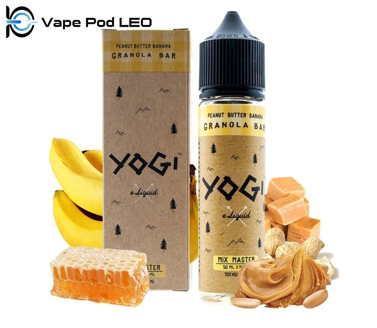 Yogi Chuối Bơ Đậu - Yogi Peanut Butter Banana Granola Bar 100ml